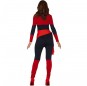 Disfraz de Capitana Marvel para mujer espalda