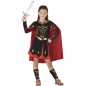 Disfraz de Centurión romano con capa para niña