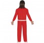 Disfraz de Chándal rojo años 80 para hombre Espalda