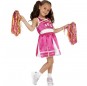 Disfraz de Cheerleader rosa para niña