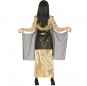 Disfraz de Cleopatra dorada para mujer espalda