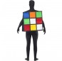 Disfraz de Cubo de Rubik para adulto espalda