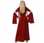 Disfraz de Dama Medieval Rojo espalda