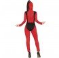 Disfraz de Deadpool para mujer espalda