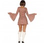 Disfraz de Disco años 70 para mujer espalda