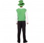 Disfraz de Duende verde irlandés para hombre espalda
