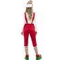 Disfraz de Elfa de Santa Claus para mujer espalda