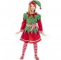Disfraz de Elfa Santa Claus para niña
