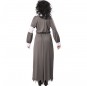 Disfraz de Enfermera zombie gris para mujer Espalda