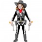 Disfraz de Esqueleto Cowgirl niña