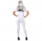 Disfraz de Esqueleto Mujer Blanco espalda