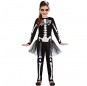 Disfraz de Esqueleto negro con tutú para niña