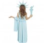 Disfraz de Estatua de la Libertad para niña espalda