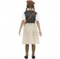 Disfraz de Evacuada de la Segunda Guerra Mundial para niña espalda