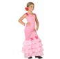 Disfraz de Flamenca Rosa para niña