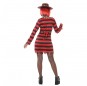 Disfraz de Freddy Krueger para mujer espalda