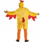 Disfraz de Gallo amarillo para hombre espalda