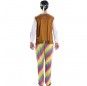 Disfraz de Hippie Arcoíris para hombre espalda