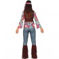 Disfraz de Hippie Woodstock para mujer espalda