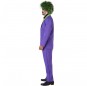 Disfraz de Joker morado para hombre