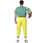 Disfraz de Jugador Fútbol americano verde para hombre espalda