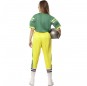 Disfraz de Jugadora Fútbol americano verde para mujer Espalda