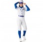 Disfraz de Jugadora de Béisbol azul para mujer