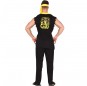 Disfraz de Karateca Cobra Kai para hombre espalda