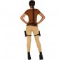 Disfraz de Lara Croft para mujer espalda