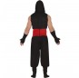 Disfraz de Luchador Ninja para hombre Espalda