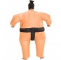Disfraz de Luchador Sumo hinchable para hombre espalda