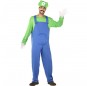 Disfraz de Luigi para adulto perfil