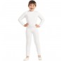Disfraz de Maillot blanco spandex para niño