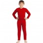 Disfraz de Maillot rojo spandex para niño