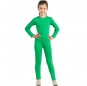 Disfraz de Maillot verde spandex para niña