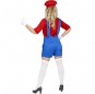 Disfraz de Mario Bros para mujer espalda