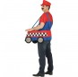 Disfraz de Mario Kart para adulto espalda