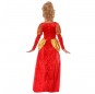 Disfraz de Marquesa Época Roja para mujer espalda