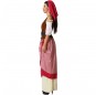 Disfraz de Mesonera medieval rojo para mujer perfil