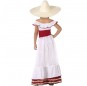 Disfraz de Mexicana Blanca para niña espalda
