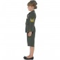 Disfraz de Militar oficial para niña perfil