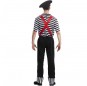 Disfraz de Mimo Circo para hombre espalda