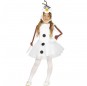 Disfraz de Muñeca de nieve Olaf para niña