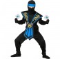 Disfraz de Ninja Kombat azul para niño