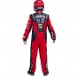 Disfraz de Piloto de Fórmula 1 para niño espalda