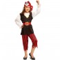 Disfraz de Pirata Calavera Clásica para niña