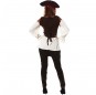 Disfraz de Pirata de los 7 Mares para mujer espalda
