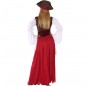 Disfraz de Pirata del Caribe para mujer espalda