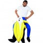 Disfraz de Plátano Canarias a hombros para adulto