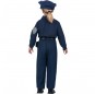 Disfraz de Policía norteamericana para niña Espalda